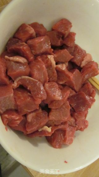 西式黑椒牛肉~的做法步骤：1