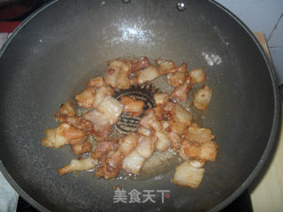 苦笋炒肉的做法步骤：5