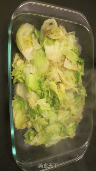 港式炒青菜~的做法步骤：4