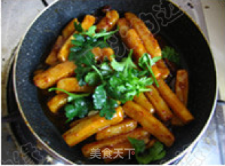 酱烧年糕的做法步骤：4