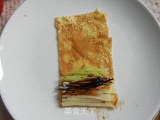 玉带蛋皮卷的做法步骤：9