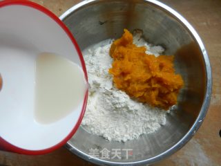 南瓜馒头的做法步骤：3