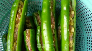 玉米肉酿辣椒的做法步骤：3
