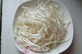 银芽笋丝的做法步骤：1