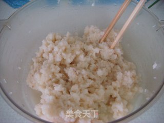 家庭美食“烤莲藕肉饼”的做法步骤：3