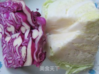 凉拌甘蓝的做法步骤：1