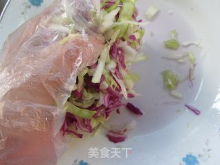 凉拌甘蓝的做法步骤：4
