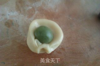 抹茶红豆酥的做法步骤：4