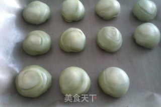 抹茶红豆酥的做法步骤：12