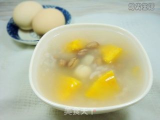 红薯花生莲子粥的做法步骤：5