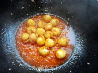 营养美味的家常菜之------茄汁鹌鹑蛋的做法步骤：9