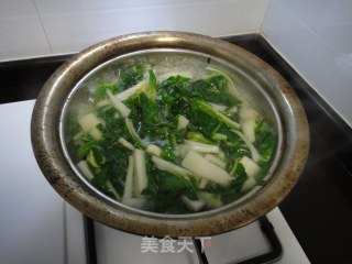 香炒牛皮菜的做法步骤：3