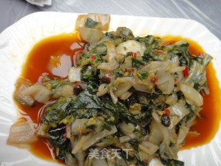 香炒牛皮菜的做法步骤：8