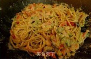 经典意式美食—培根芝士意面的做法步骤：12
