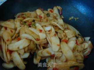 自炊美食“泡菜炒年糕”的做法步骤：5