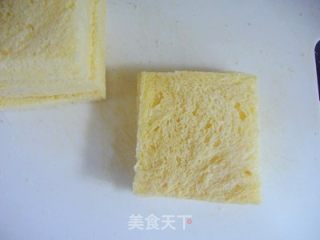 简易早餐西多士的做法步骤：2