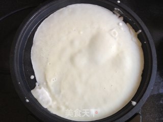 健康早餐简单做——卷心鸡蛋饼的做法步骤：4