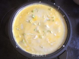 健康早餐简单做——卷心鸡蛋饼的做法步骤：6