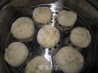 萝卜丝虾皮大馅包子的做法步骤：8