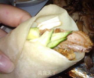 家庭自制烤鸭 荷叶饼的做法步骤：5