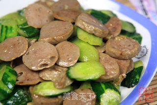 瓜炒牛肉丸的做法步骤：7