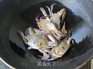 爆炒三眼蟹的做法步骤：5