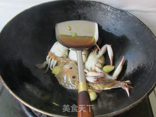 爆炒三眼蟹的做法步骤：6