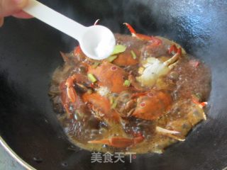 爆炒三眼蟹的做法步骤：9