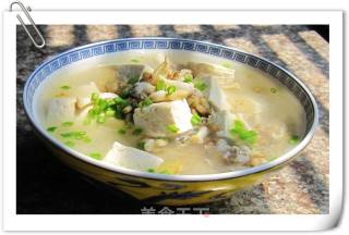 鲜美蛏羹豆腐汤的做法步骤：5