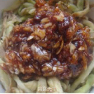 蒜拌茄丝的做法步骤：4