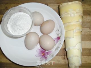 家常美味】鲜笋鸡蛋饼的做法步骤：1
