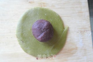 抹茶豆沙酥的做法步骤：22