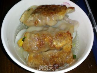 懒人也动手--超简易电饭煲锅贴的做法步骤：7
