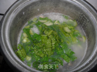 海蛎芥菜粥的做法步骤：7