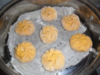 南瓜豆沙包的做法步骤：9