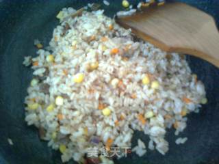 牛肉酱饭团——绑了根腰带滴炒饭的做法步骤：6