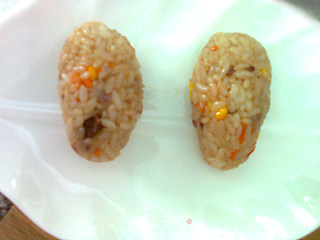 牛肉酱饭团——绑了根腰带滴炒饭的做法步骤：8