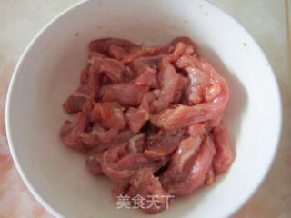 韭苔炒肉丝的做法步骤：4