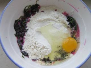 苋菜鸡蛋饼的做法步骤：5