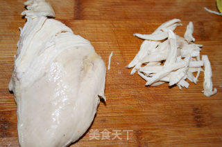 夏季四川最热卖的美食之一，家庭懒人做法——【川味鸡丝凉面】的做法步骤：3