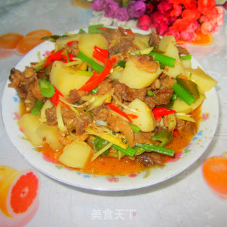 土豆烧牛腩的做法步骤：13