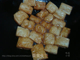 茄汁焖红烧豆腐的做法步骤：6