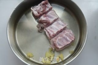 油而不腻——豆干蒸肉的做法步骤：3