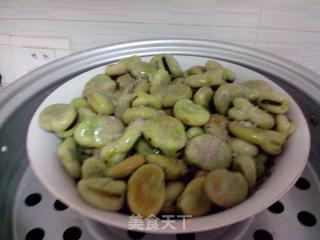 蛋黄蚕豆的做法步骤：1
