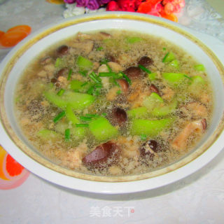 香菇丝瓜汤的做法步骤：7