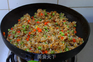 芽菜酱油炒饭的做法步骤：10