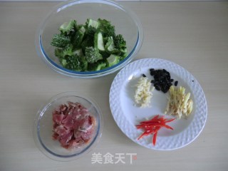 豉香苦瓜的做法步骤：1