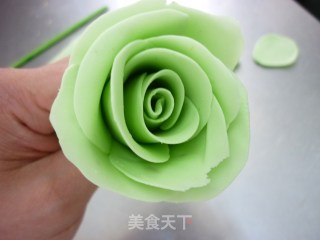 仿真玫瑰的做法步骤：9