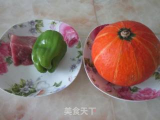 金瓜炒肉片的做法步骤：1