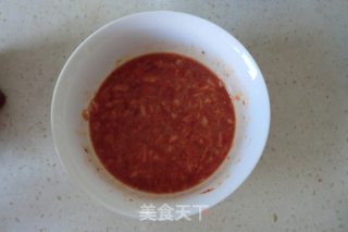 鸡蛋火腿馅的虎皮辣子的做法步骤：3